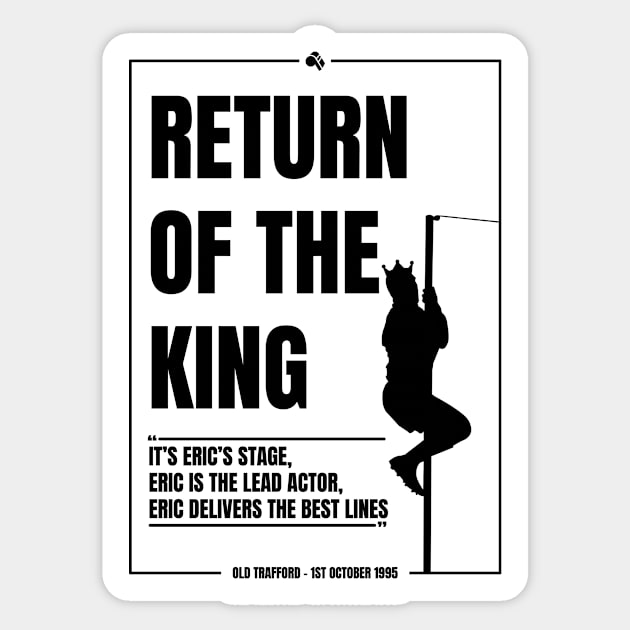 Return of The King Sticker by The90thMinute